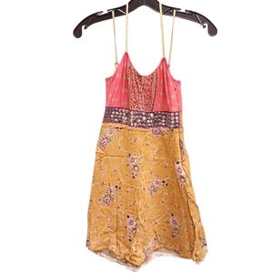 Free People Bollywood Princess Mini Dress Anthropologie Size 2